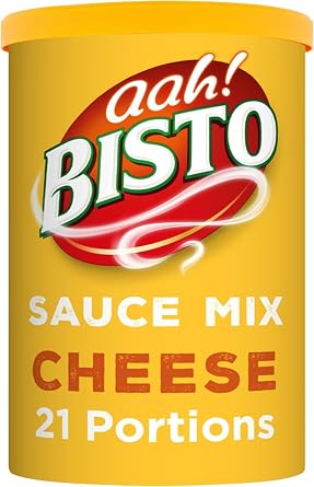 Bisto Thick & Creamy Cheese Sauce Mix, 185 g Drum (1-Pack) | Versatile Cheese Sauce Mix, Quick Preparation, Perfect for Pasta & Dips