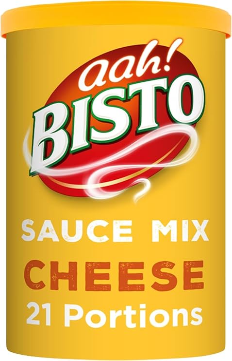 Bisto Thick & Creamy Cheese Sauce Mix, 185 g Drum (1-Pack) | Versatile Cheese Sauce Mix, Quick Preparation, Perfect for Pasta & Dips