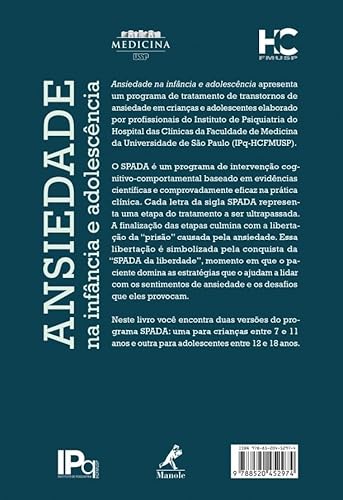 Ansiedade na infância e adolescência: SPADA: Programa de intervenção cognitivo-comportamental