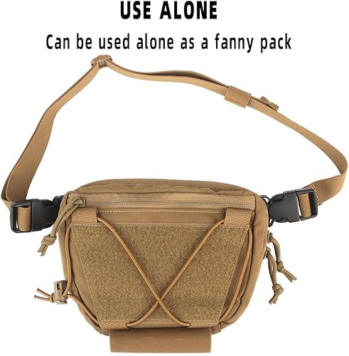 Miniatura 2 de Chaleco táctico Sub Abdominal bolsa volquete gota bolsa caza chaleco riñonera liberación rápida airsoft chaleco expansión equipo