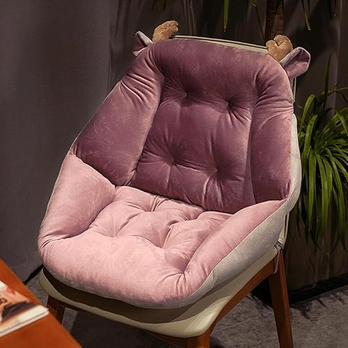 Miniatura 8 de VINGAA Cojín de apoyo para silla de oficina, cojín para silla de computadora para sentarse prolongadamente, cojín de respaldo semicerrado, cojín de