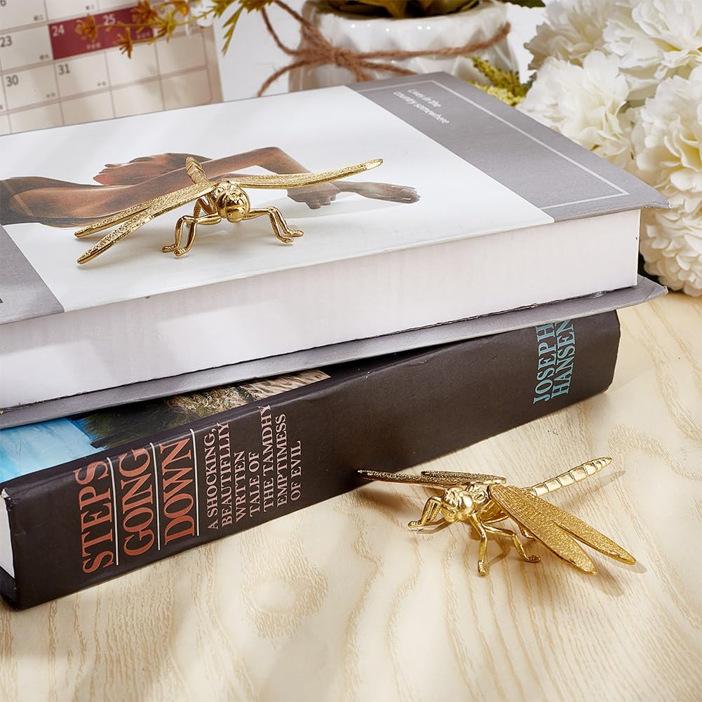 FIGURINE D'INSECTE EN Laiton Statue De Scarabée De Maison Figurines D