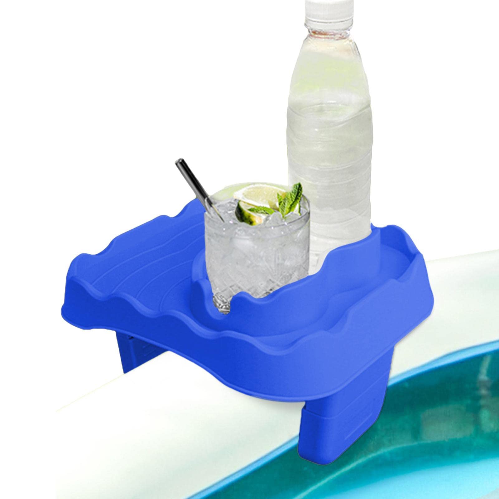 Plateau De Bain à Remous Réglable Avec Porte-Gobelets - Table Spa Gonflable Pour Piscine Et Jacuzzi