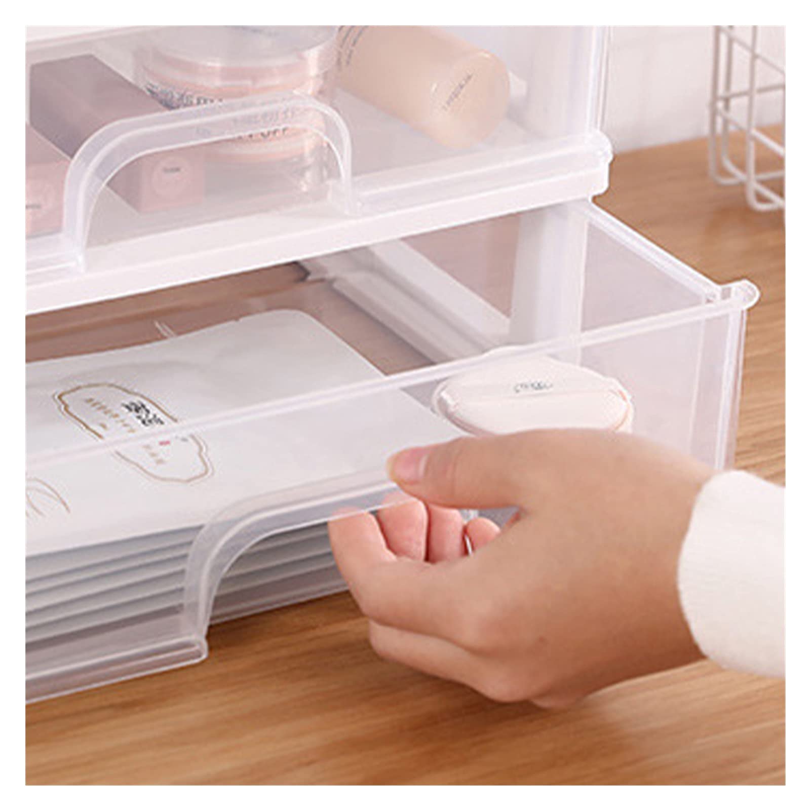 1PC Caso di archiviazione Multi-Funzione Desktop Sundry Truck Organizer Trucco (Color : 6)