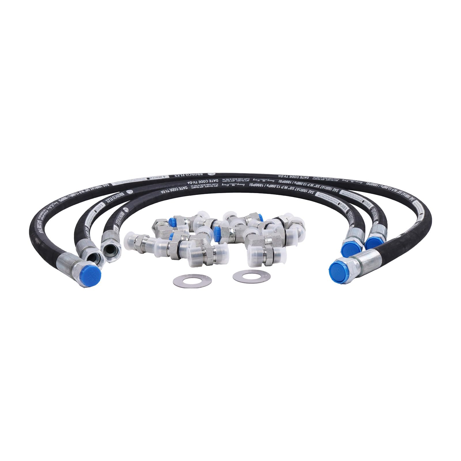 HOLDWELL Transmission Cooler Lines For 2001-2005 GMC Sierra & Chevrolet Silverado 2500 HD 6.6L Duramax