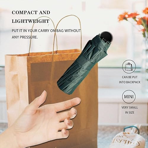 Miniatura 7 de Paraguas con clip para parasol de cochecito, ángulo de dirección ajustable, mango incluido, compacto y ligero, adecuado para todo tipo de cochecitos