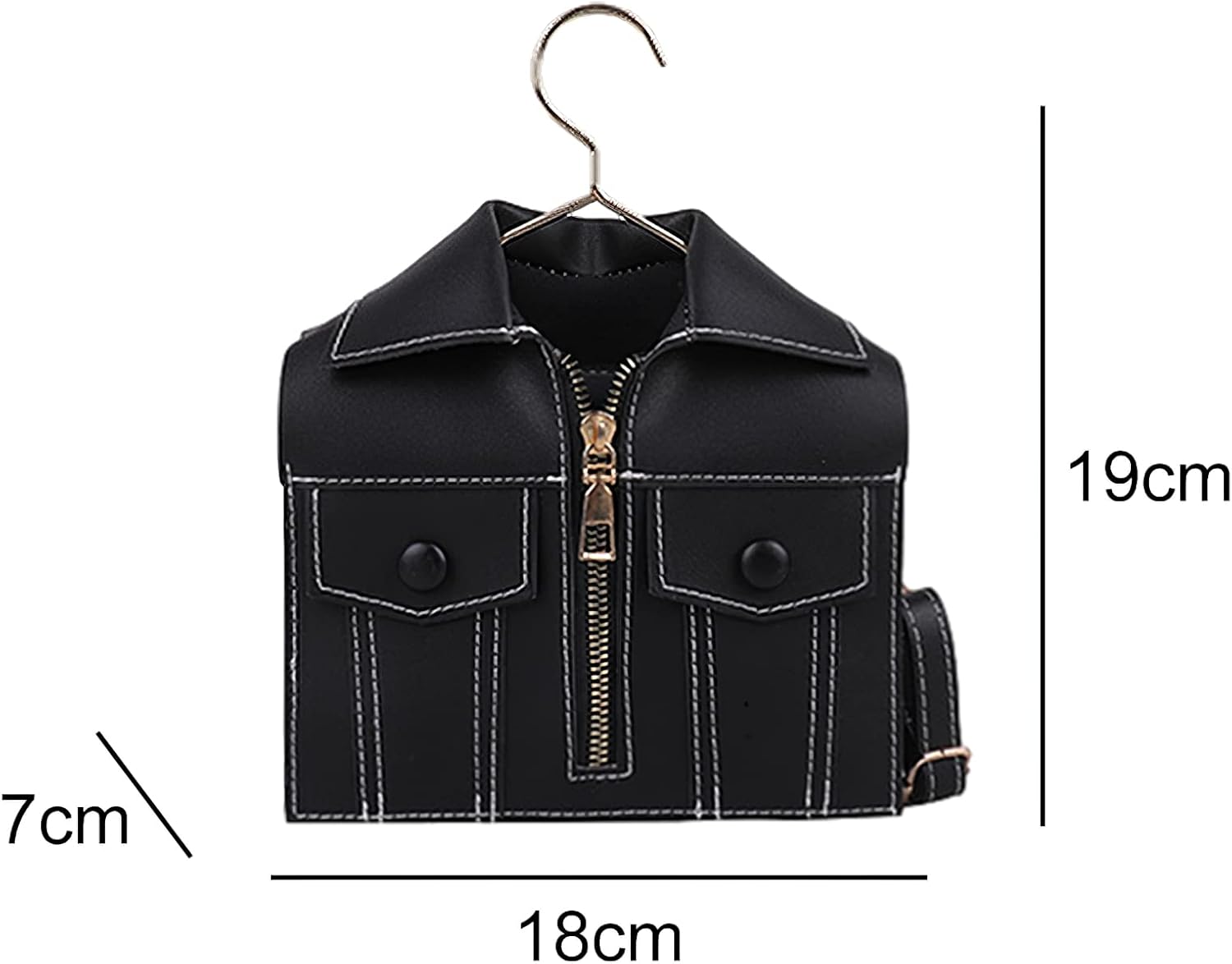Women's Shirt-Shaped Purse Novelty Shoulder Bag Unique Clutch Handbag Funny Leather Crossbody Tote Satchel - Image 5