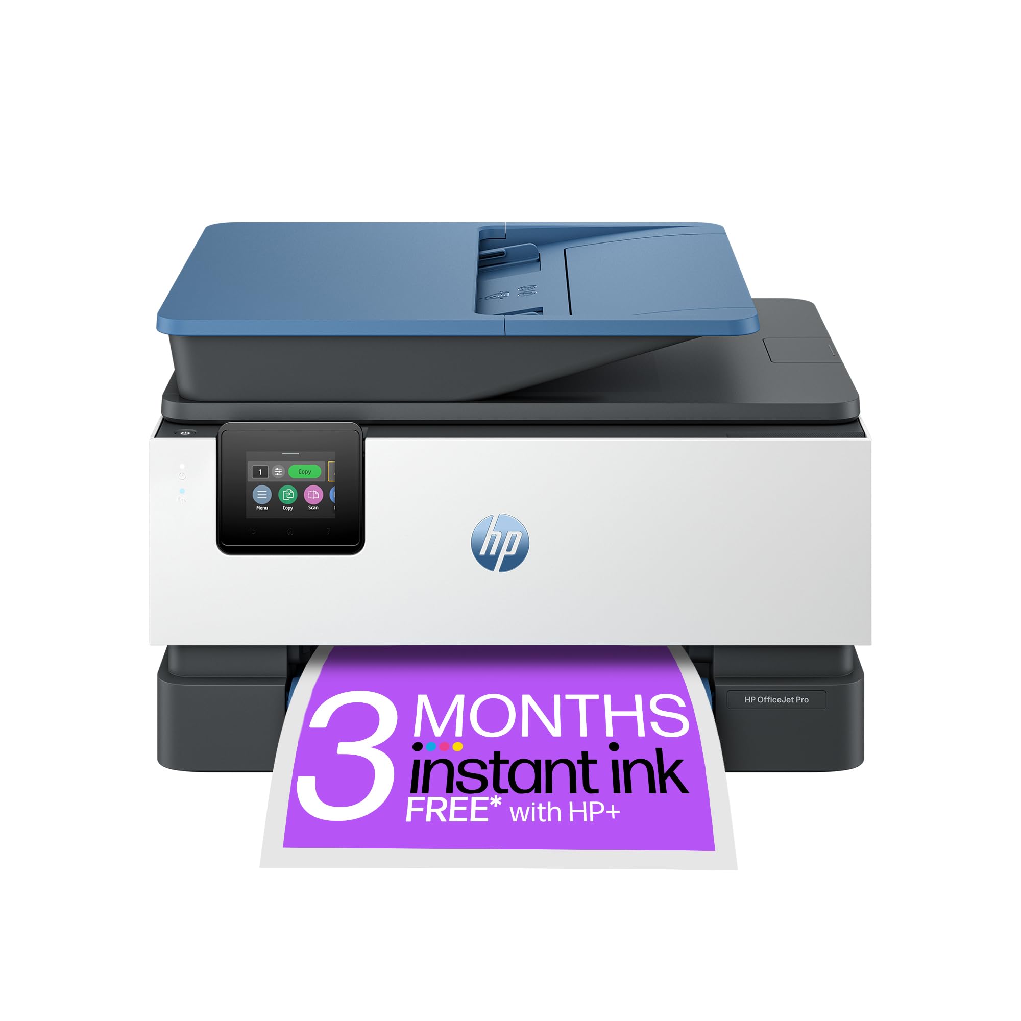 OfficeJet Pro 9125e All-in-One Printer | Colour | Printer for Small Office | Print, Scan, Copy, Fax, Automatic Document Feeder| 3 Months of free Instant Ink | Easy Setup | Up To 3 Years Warranty