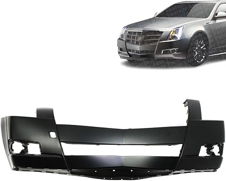Front Bumper Cover Compatible with Cadillac CTS 2008-2014 | DIRECT REPLACEMENT | Primed | Plastic | 25793664 | GM1000856
