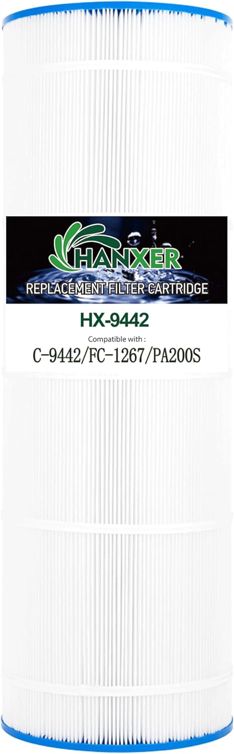 PLFPA200S Pool Filter Replaces for C-9442, Filbur FC-1267, PA200S, Hayward CX200XRE, C200S, Ultral-D5, C1900 C2002, 12001, 200 Sq.Ft Swimming Pool Filter Cartridge, 1 Pack