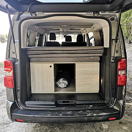 Faltmatratze für Citroën SpaceTourer, Peugeot Traveller, Toyota Proace Verso und Opel Zafira Live