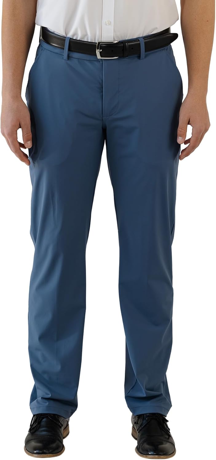 Performance Dress Pants – Stretch, Moisture-Wicking & Wrinkle-Resistant | Modern Tailored Fit
