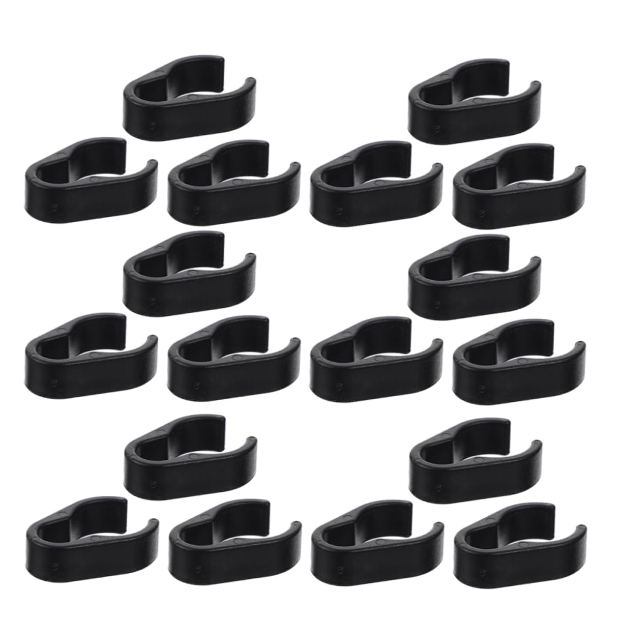 50 Pcs Microphone Cable Clamps Plastic Mic Wire Holders for Headset Essential Accessories for Organizing Microphone Cables Fast Installation and User Friendly Design