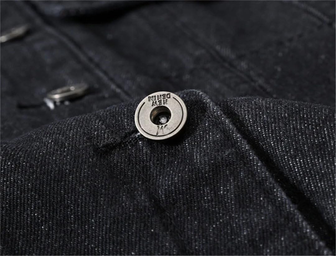 Gilet da uomo in cotone jeans gilet da uomo senza maniche in denim giacca da cowboy in pile gilet hip hop streetwear