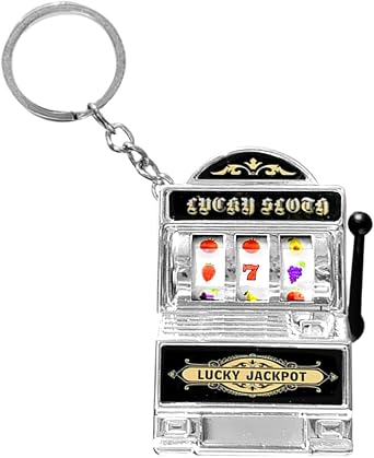 Keyring Fruit Machine Slot - Game Console Key Chain | Fruit Slot Keychain | Metal Game Console Keychain | Fruit Slot Machine Keychain | Exquisite Decoration Tool for Cell Phone, Backpack