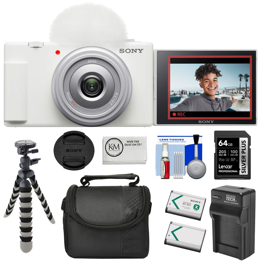 SONY ZV-1F シューティンググリップセット ホワイト VLOGCAM 【グリップセット】[新品]SONY ソニー ZV-1F ホワイト(ZV-1F W