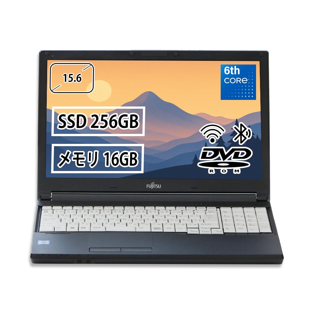 883富士通A576/P 6世代 I5 SSD256GB 8GB DVD 富士通 FUJITSU LIFEBOOK A576/第6世代 Core i5/8GBメモリ SSD