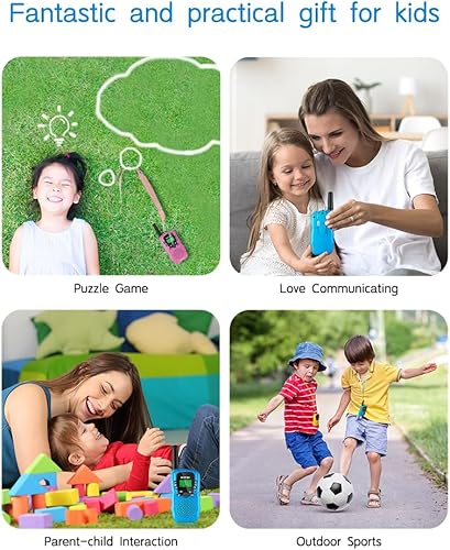 Miniatura 2 de Walkie Talkies para niños, juguetes para niñas de 8 a 10 años, 3 millas de alcance, walkie talkies para acampar, al aire libre, regalos para niñas