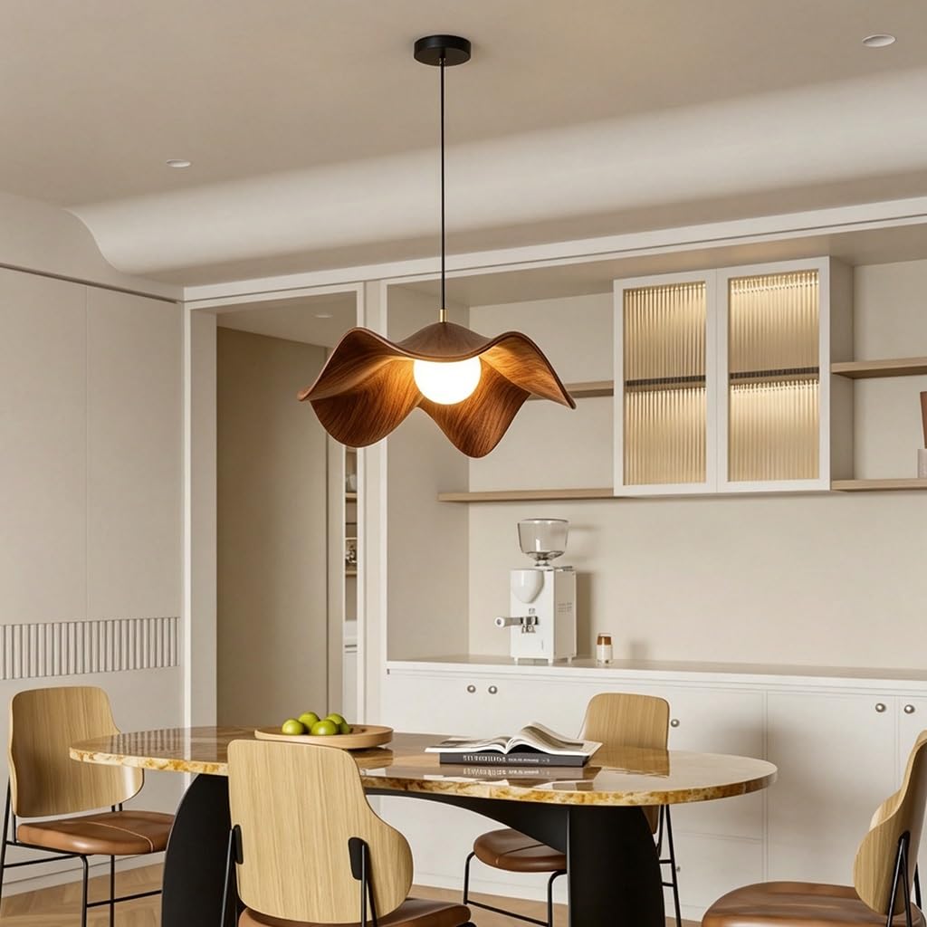 Lampadario decorativo a forma di onda Lampada a soffitto in ferro battuto in stile bohémien Plafoniera moderno italiano Altezza regolabile Compatibile con lampadina G9 Cucina Bancone bar
