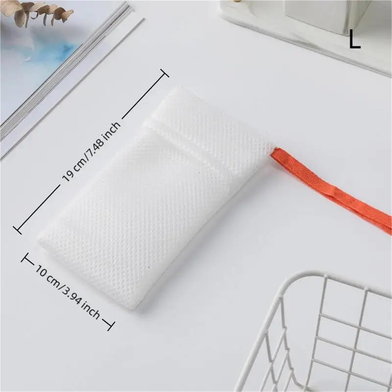20 Stück Seifenbeutel aus dickem Nylon für Feste Seife
