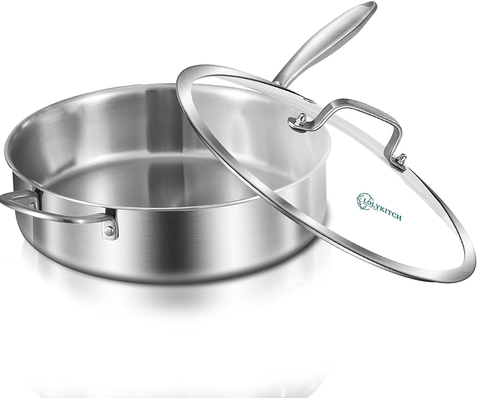 Cuisinart Contour Stainless 5Quart Saute Pan with Helper