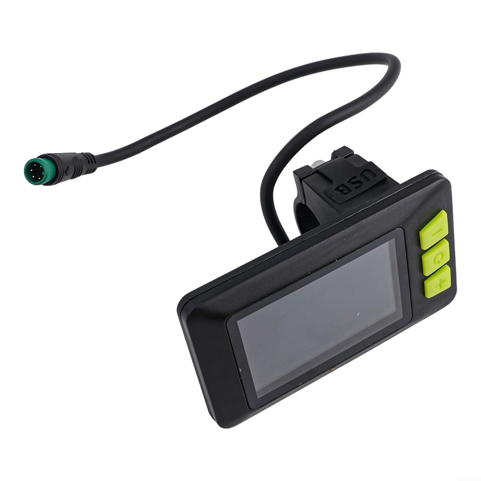 P3C - Display LCD per bici elettrica, 24 V/36 V/48 V, 5 pin, USB, UART, velocità ODO, per scooter e mountain bike, colore nero