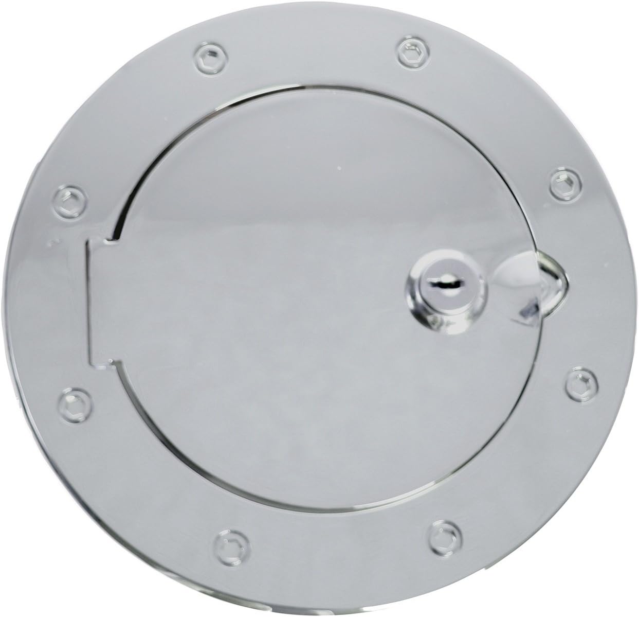 Rugged Ridge | Gas Cap Door, Locking, Stainless Steel | 11134.03 | Fits 2007-2018 Jeep Wrangler JK