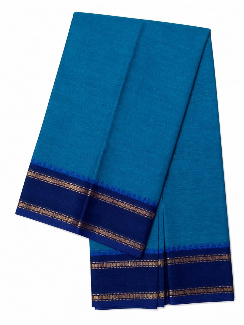 Traditional Chettinad Cotton Saree for Women | Pure Handloom Cotton with Rich Border Design | Comfortable Saree for all Occasions-picture-46