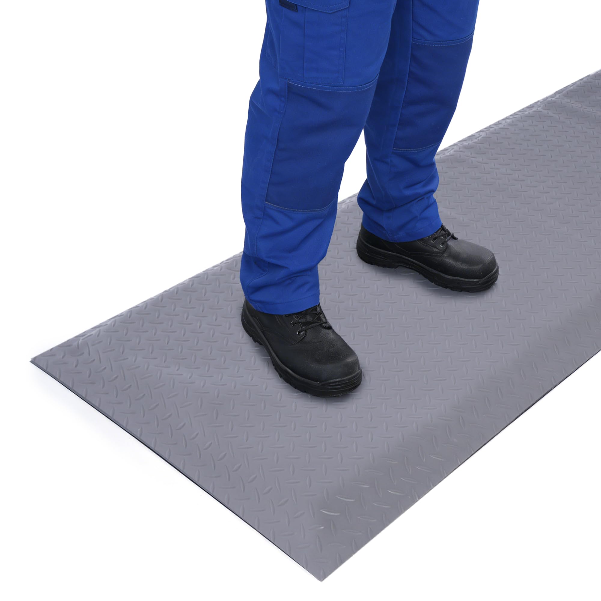 Anti Ermüdungsmatte für Steharbeitsplätze, Ergonomische Arbeitsplatzmatte Anti Fatigue Stehmatte, 60 x 152 cm Antimüdigkeitsmatte, Steh-Schreibtisch Fußmatten für Werkstatt, Fließband