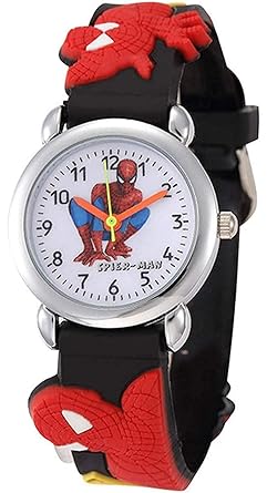 Friedrich Anologue White Dial Spiderman Watch for Boys,Girls & Kids
