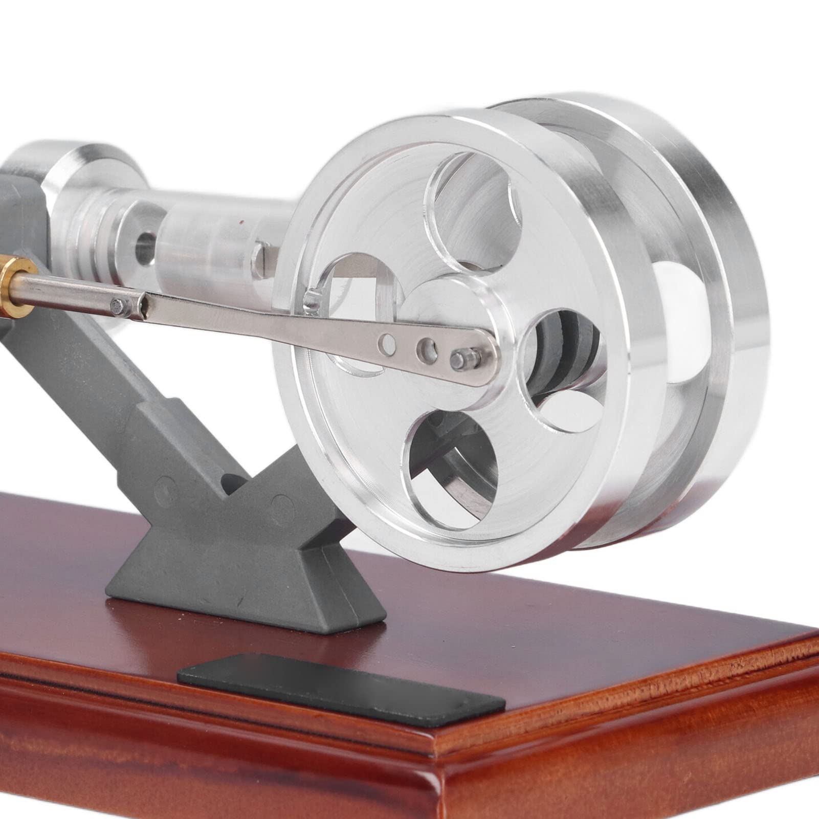 Modello Motore Stirling in Lega di Alluminio Durevole, Motore | Giocattolo educativo, funziona per l\'apprendimento della fisica, oggetto di classe