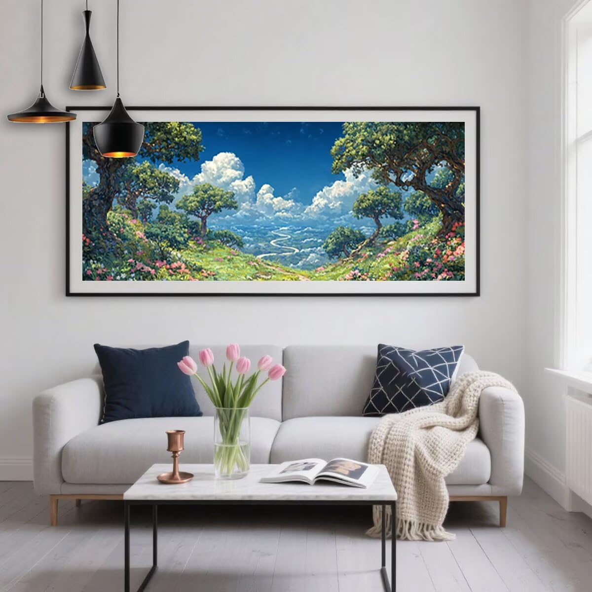 Diamond Painting Adulti, Diamond Painting Albero 60x160cm, Regalo -2472