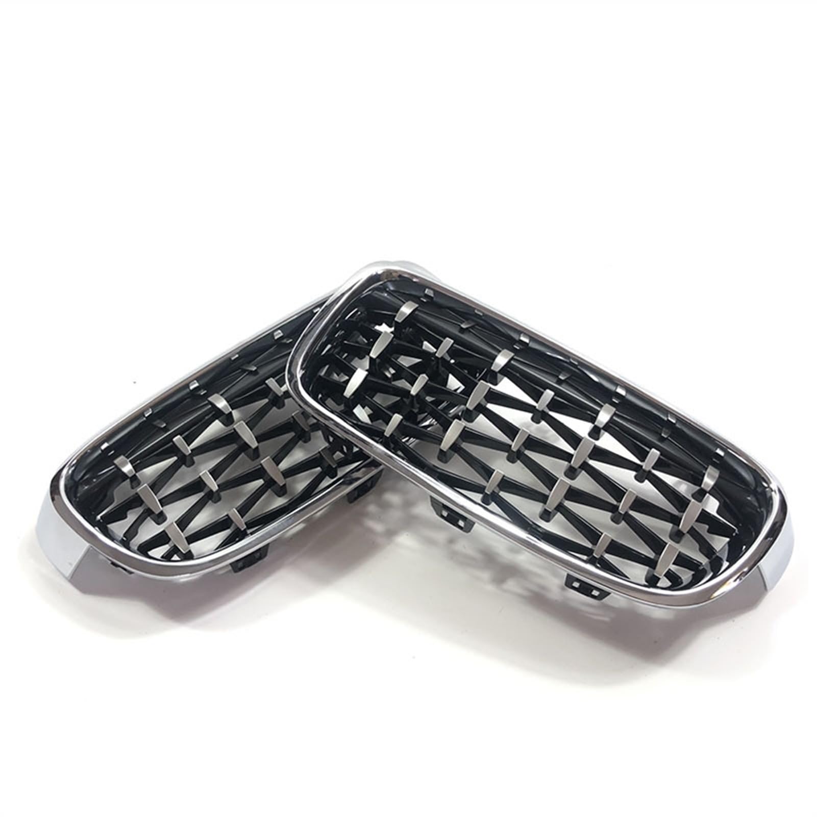 Geetha przedni grill zderzaka samochodowego kratki wyścigowe, dla BMW, serii 3 F30 F31 320i 325i 328i 330i 335i 2012-2018 diamentowa kratka