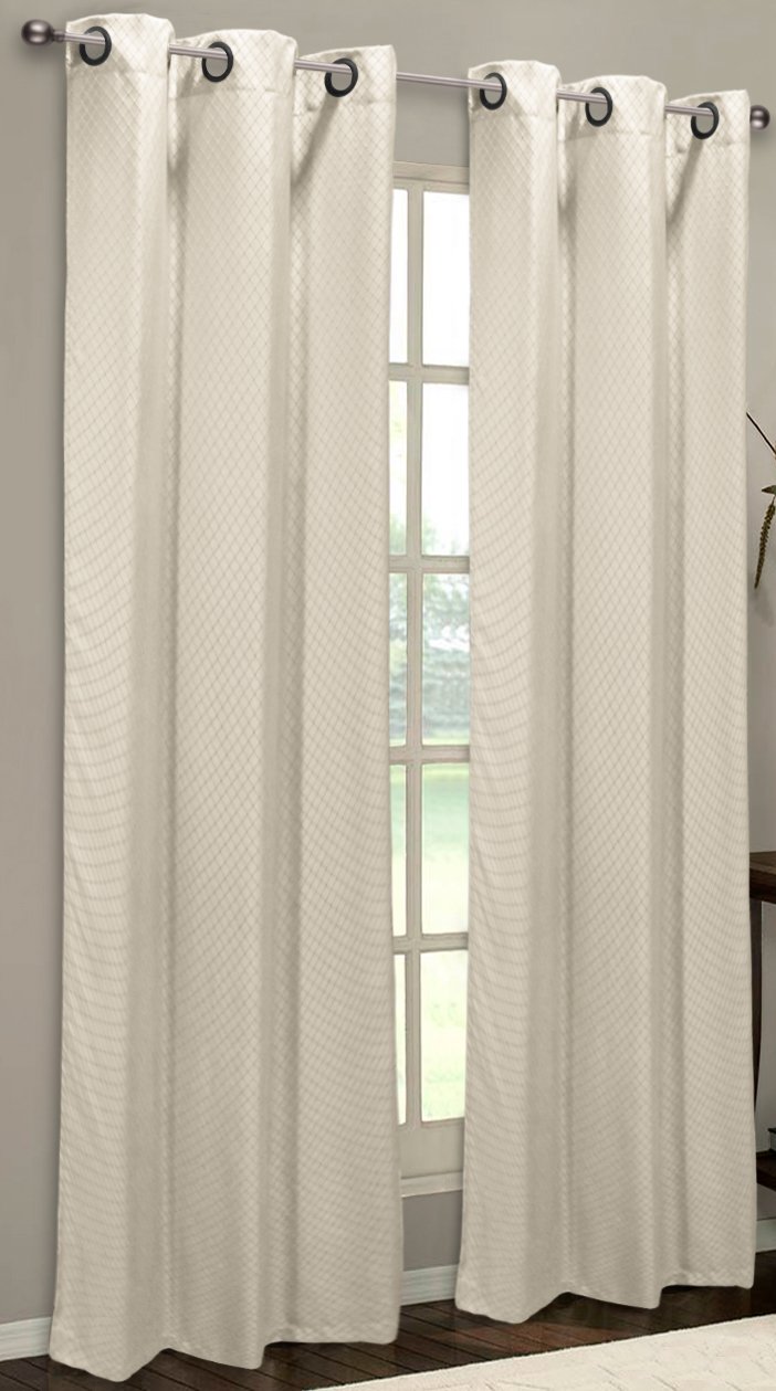 Buy CHD Home Textiles 2Piece Hilton Curtain, 38 by 84Inch, Linen
