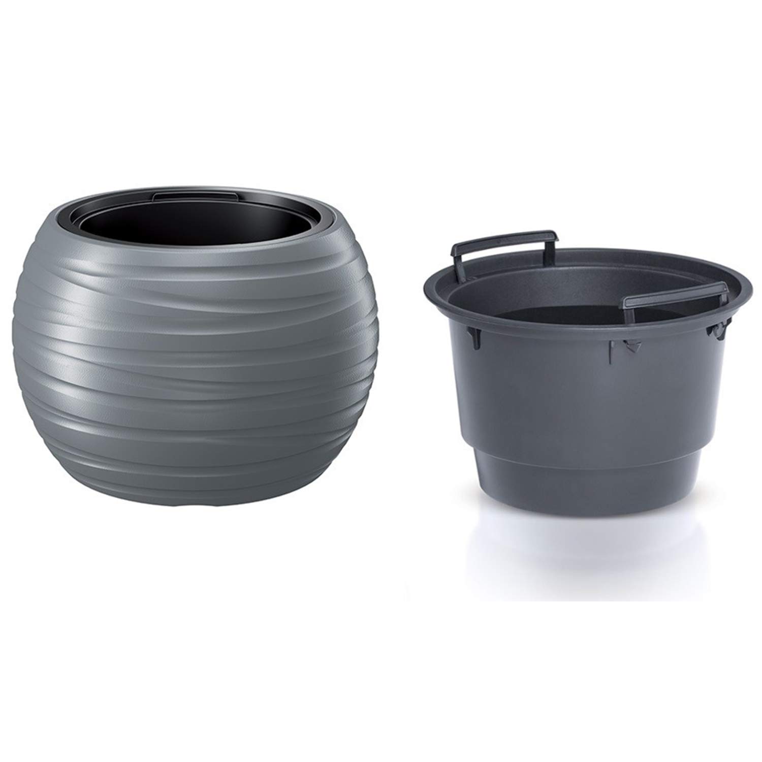 Prosperplast Fioriera Maze DBMZK440 Vaso per Fiori Rotondo 2in1