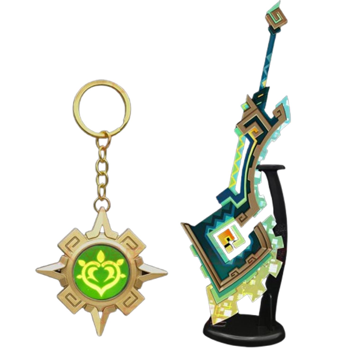 Amazon.co.jp: 原神 キィニチ 武器 両手剣 置物 刀置き贈り 神の目