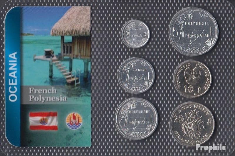 Pièces de collection Polynésie française pour album numismatique Prophila