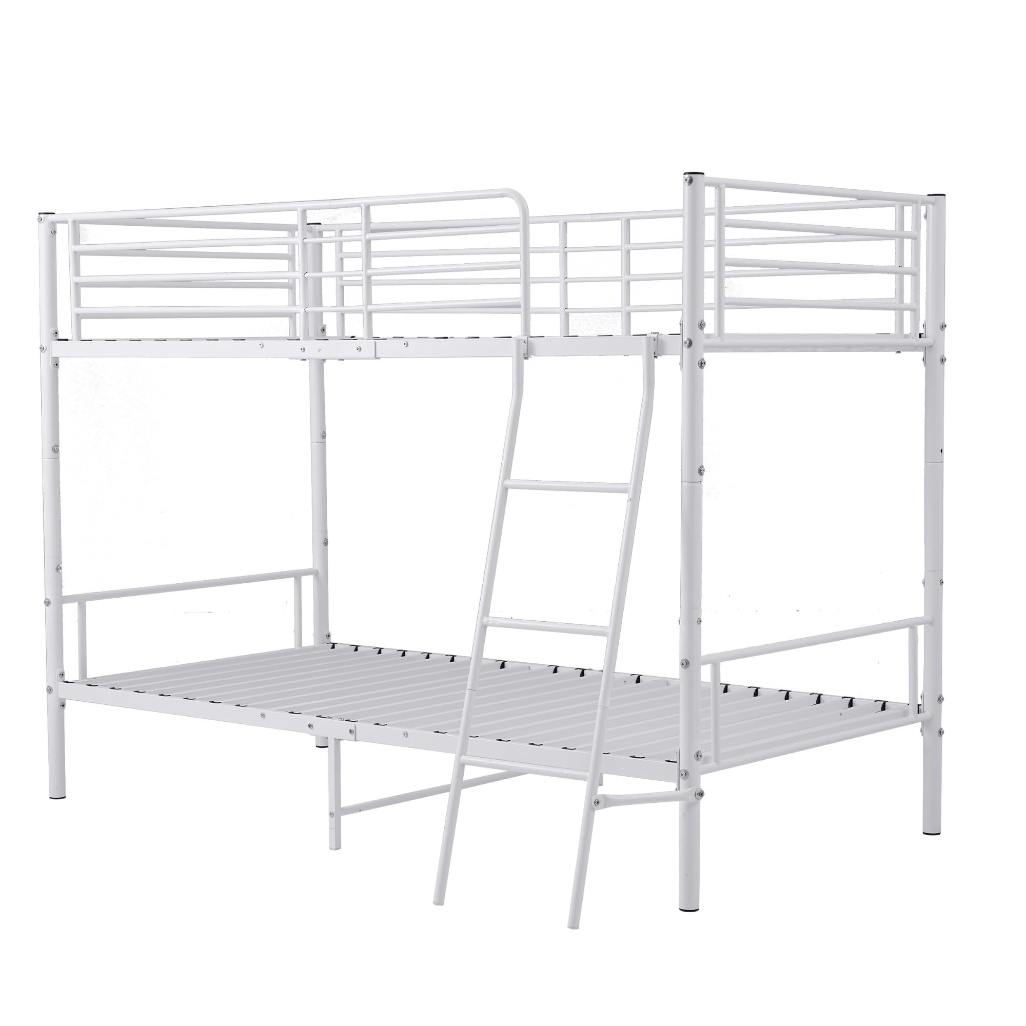 【ホワイト】 ベッド 二段ベッド パイプベッド シングルベッド ディベッド 新品未使用 パイプ2段ベッド スチール製 シングル ホワイト