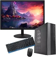 Mini Computador CPU Pc Slim desktop + Monitor 19 Intel Core I5 7ª geração com 16gb de memória ram + Ssd 480 Windows11 + Teclado + Mouse + Adaptador wifi 5g + Placa de vídeo 2GB
