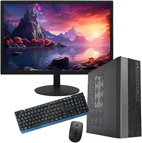 Mini Computador CPU Pc Slim desktop + Monitor 19 Intel Core I5 7ª geração com 16gb de memória ram + Ssd 480 Windows11 + Teclado + Mouse + Adaptador wifi 5g + Placa de vídeo 2GB