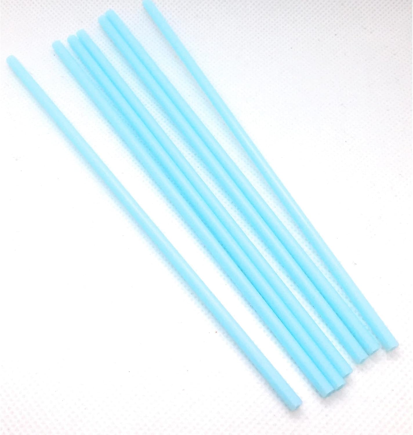 50 Plastic 150mm (6") x 3.5mm Green Lollipop Sticks for Cake Pops or Lollipop Candy