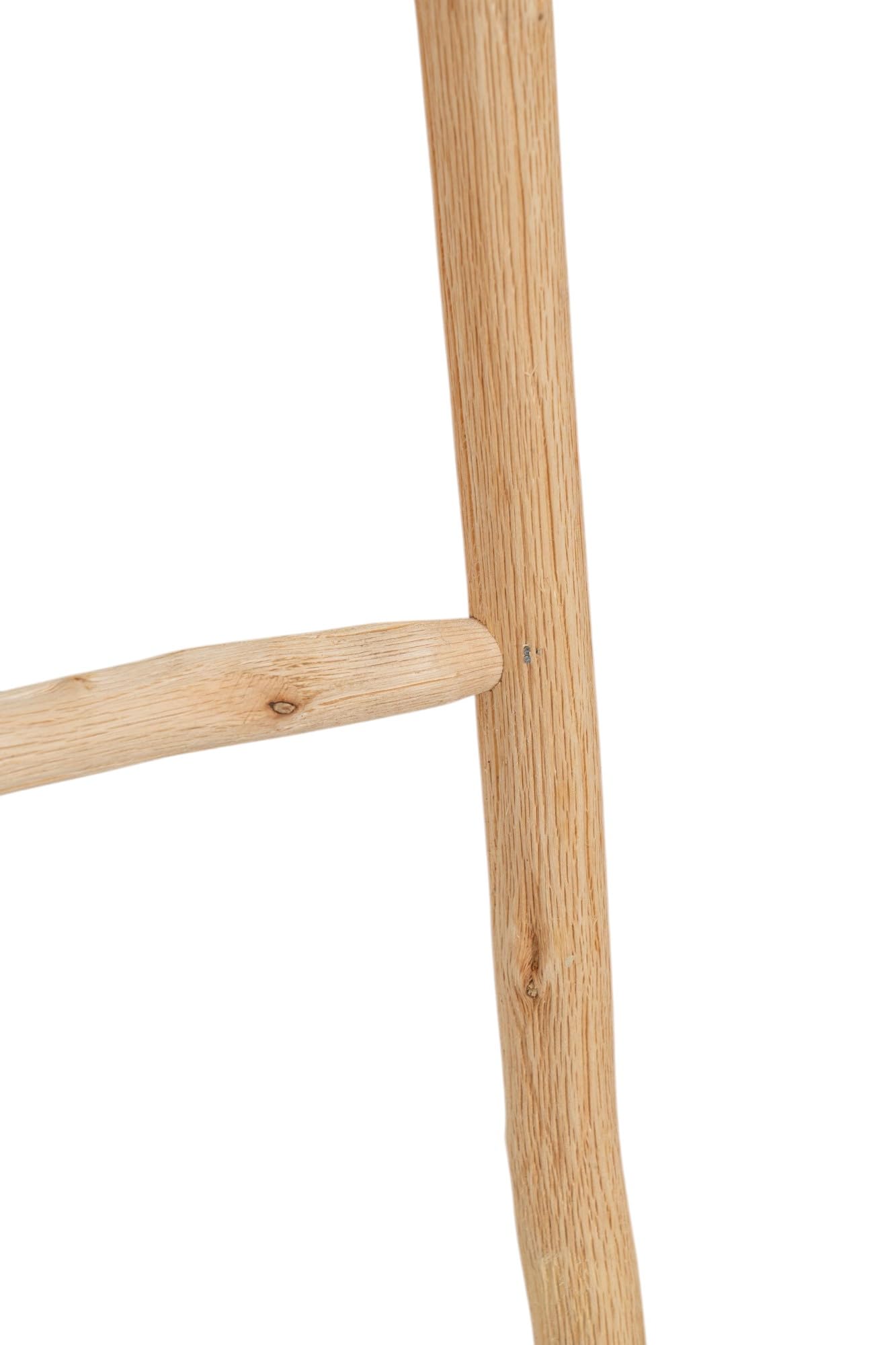Biscottini escalier décoratif en bois porte-serviettes mural 130 x 4 x 33 cm