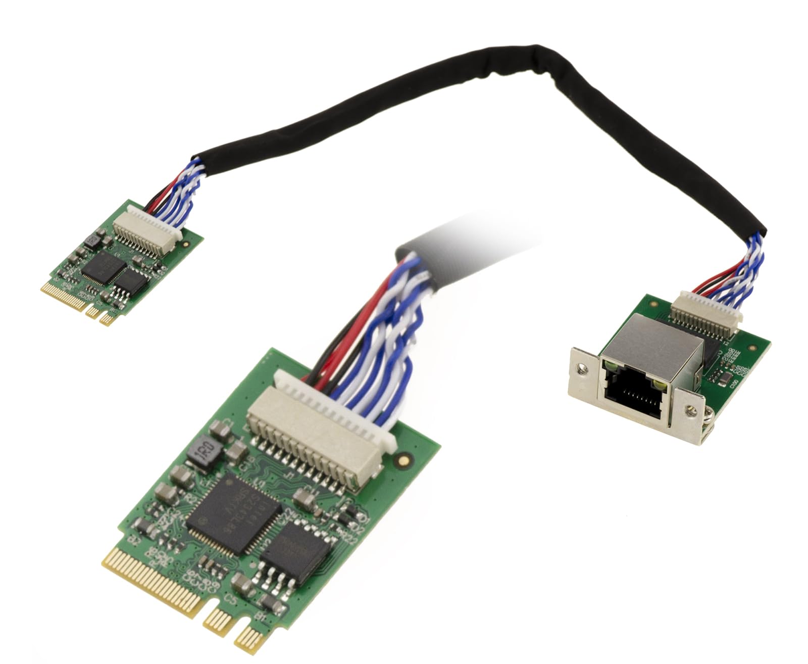 KALEA-INFORMATIQUE M2 M.2 NGFF E A Key 2.5 Gigabit RJ45 LAN ethernet 10 100 1000 1G 2.5G z chipsetem Intel I226 SRKTV