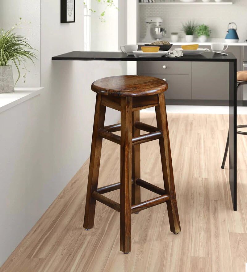 wood crony Solid Sheesham Wood Bar Stool-image-45