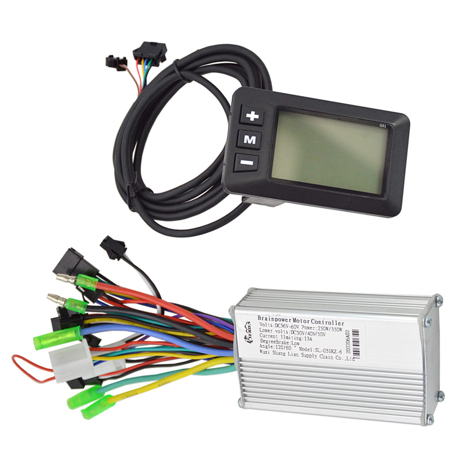 UBERSWEET® Controller,250W/350W 24-48V/36-60V Electric Bike Motor Controller with LCD Display Panel E Bike Scooter Motor Speed Controller Kit-image-46
