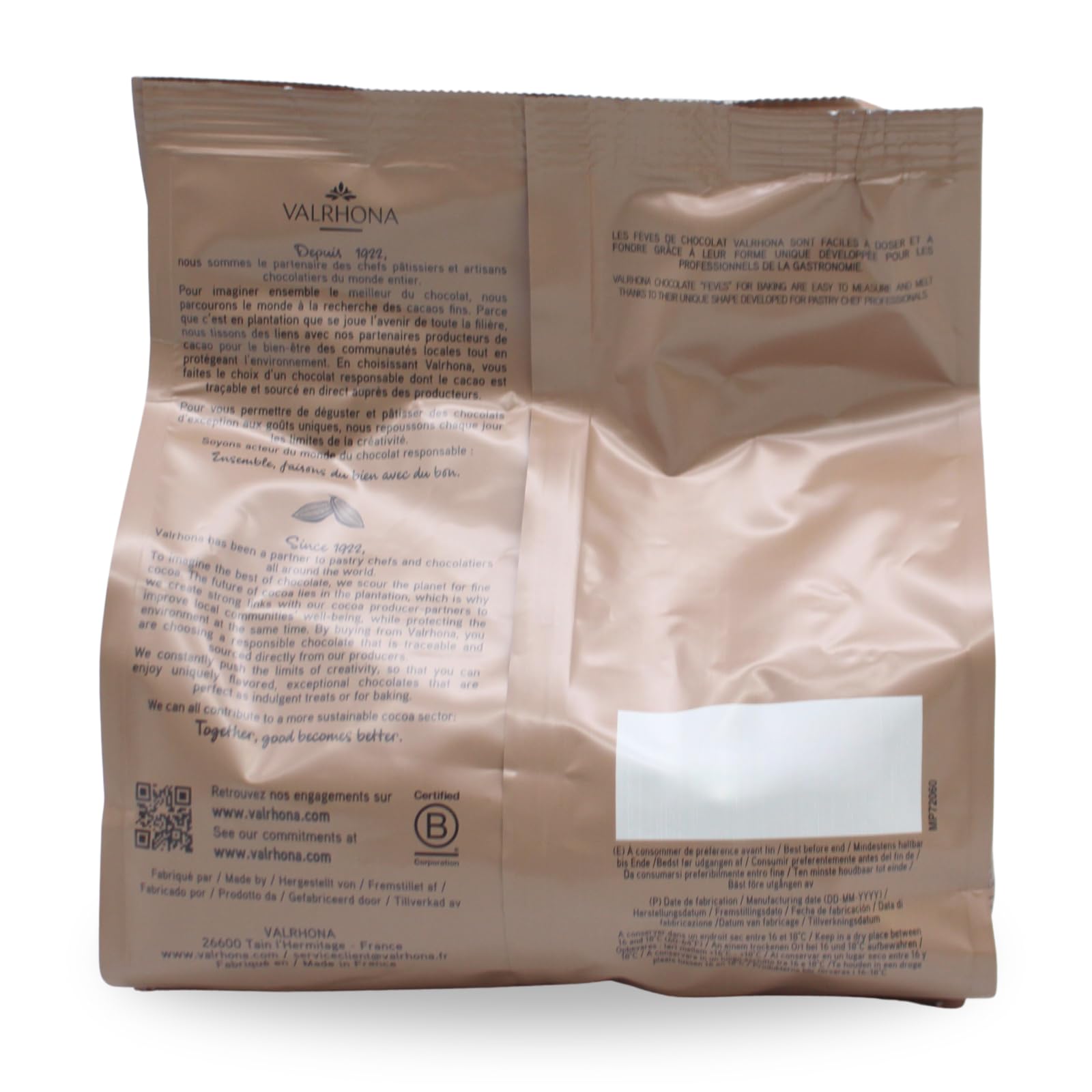 Amazon | Valrhona [カカオ分66%] VALRHONA ヴァローナ フェーブ