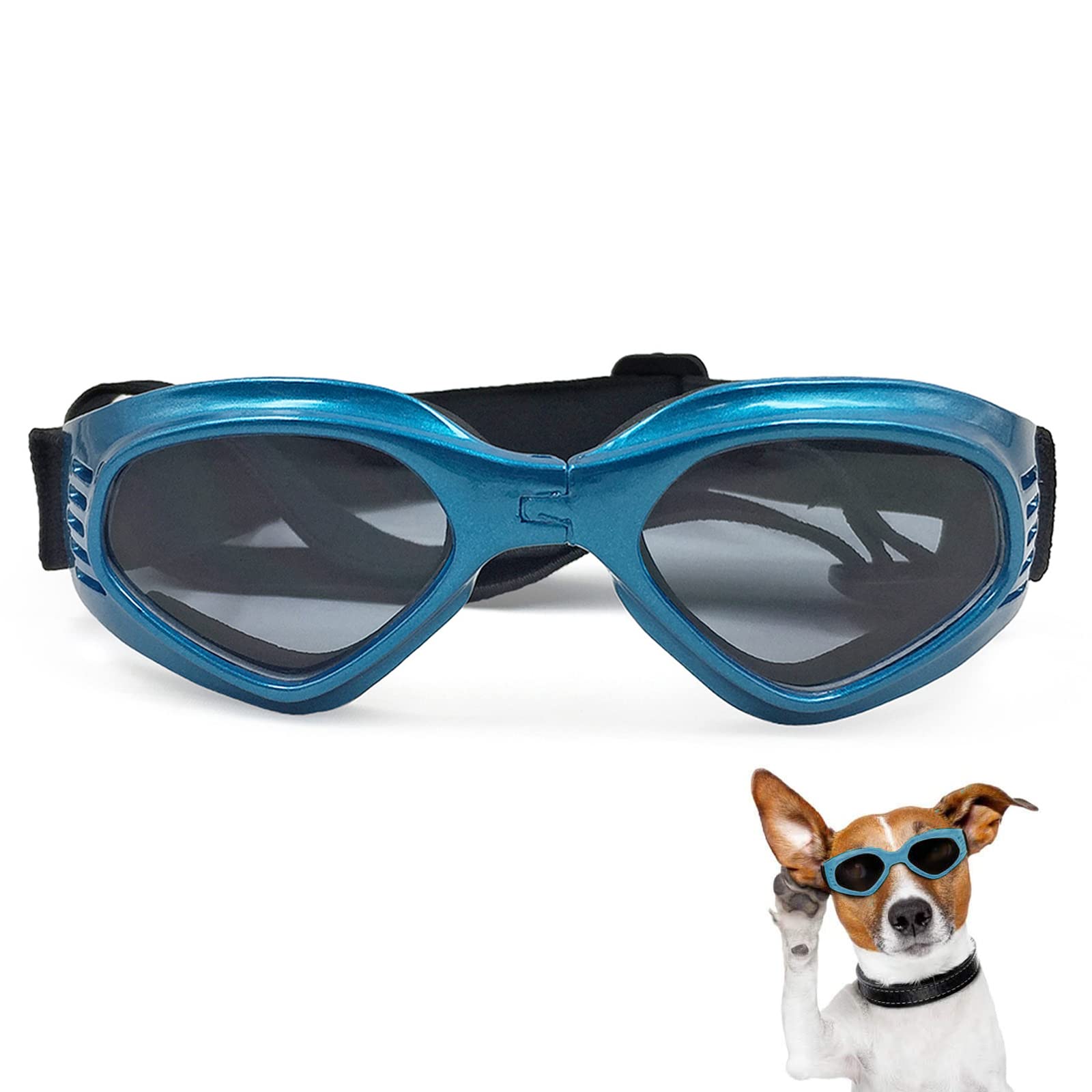 Accessori Cani Occhiali UV Regolabili Occhiali Da Sole Per Cani - Protezione UV E Stile Per Animali Domestici Occhiali Sole Per Cani