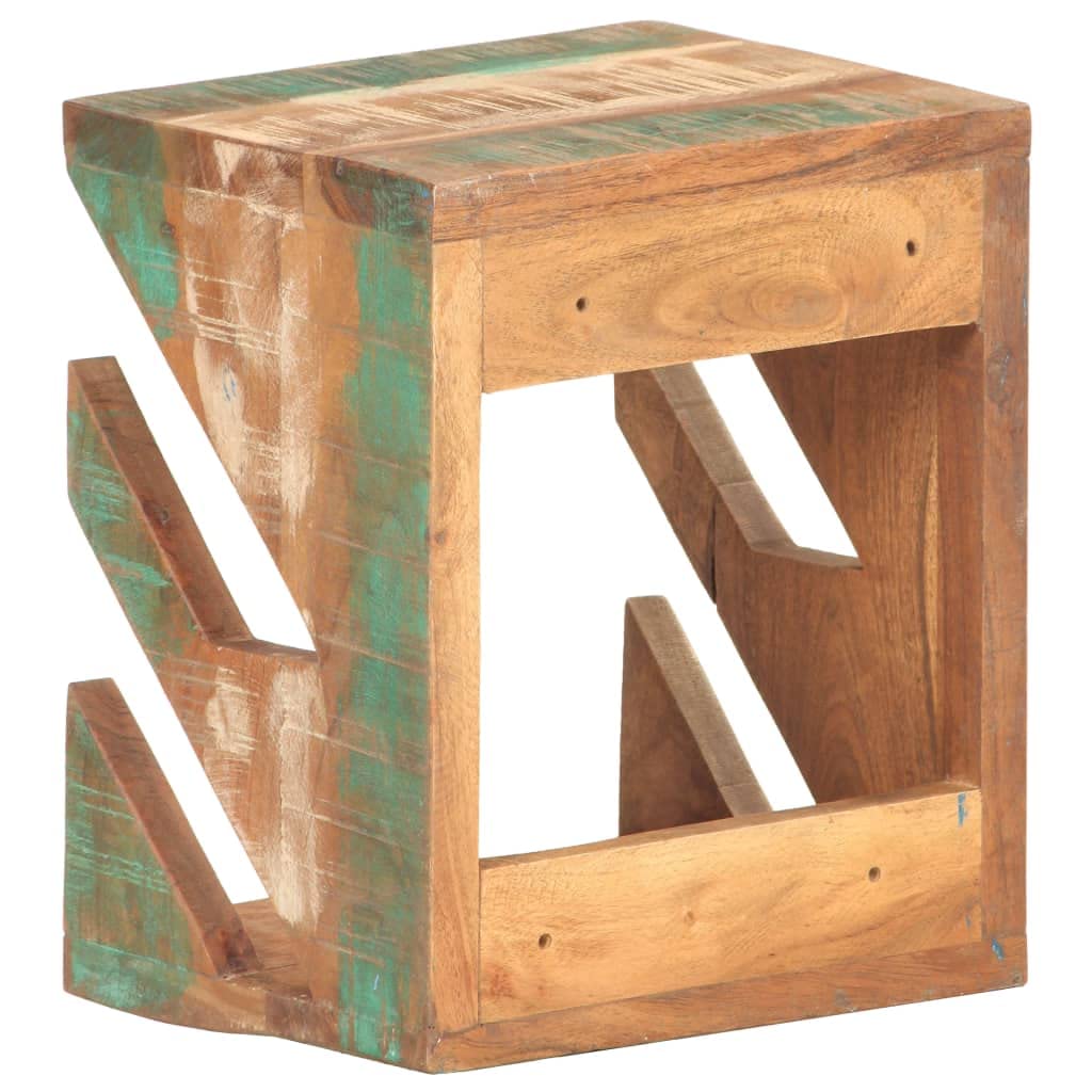 Skateboard Wandhalterung aus recyceltem Massivholz - Wandmontage für 2 Skateboards - Platzsparende Board Halterung für Garage und Zuhause
