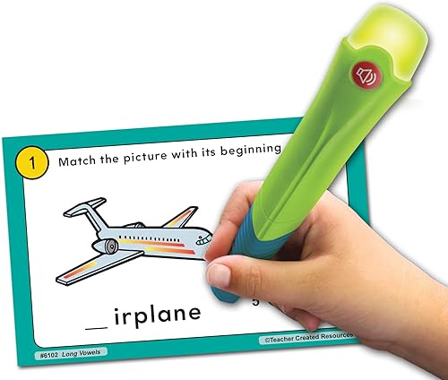Miniatura 3 de Teacher Created Resources Tarjetas de aprendizaje de Power Pen vocales largas, modelo 6102