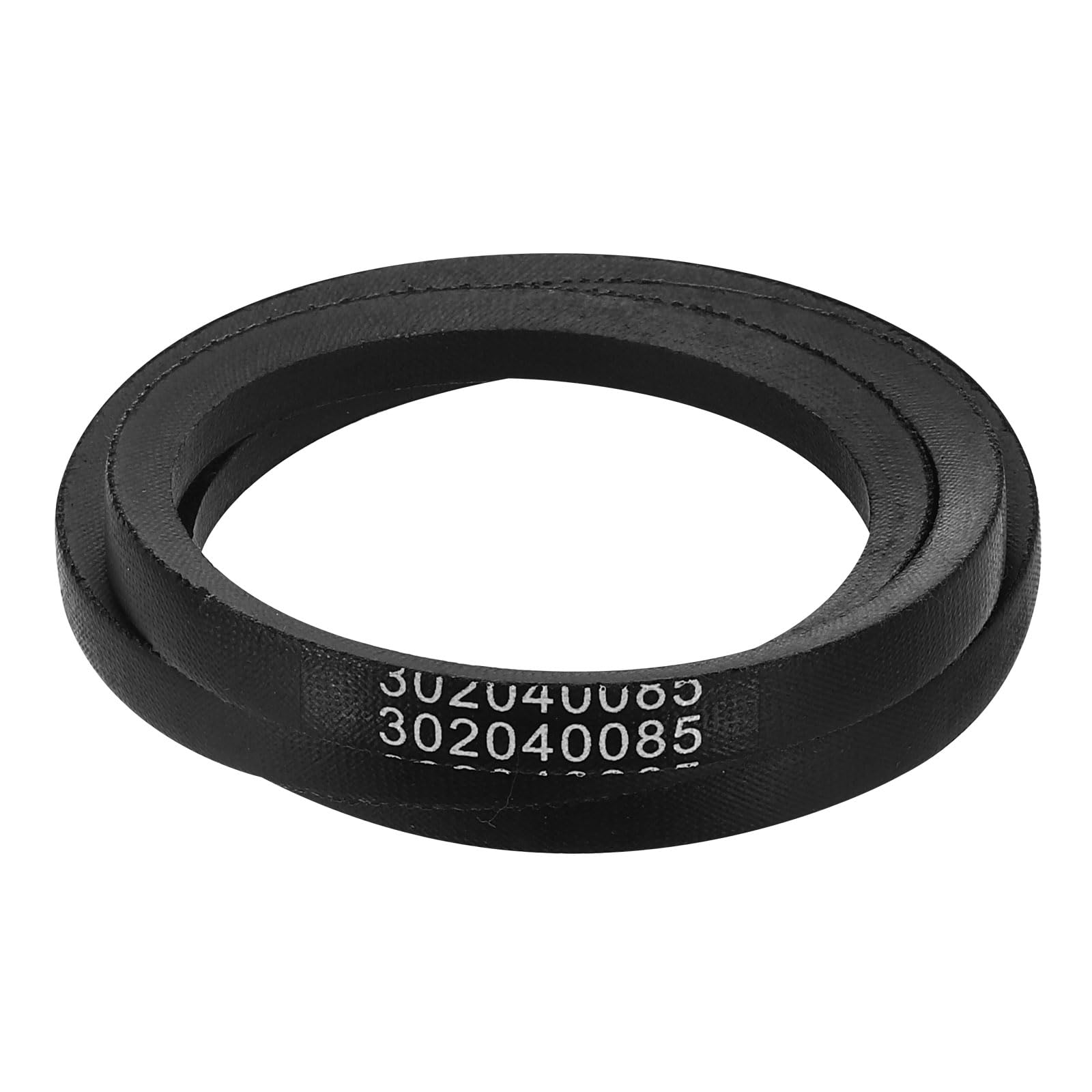 sourcing map Cord Mower Deck Belt 2/5" x 32.7" Rubber Replacement Cord Deck Drive Belt for DB2321SR, DB8621SR.302040085, Black